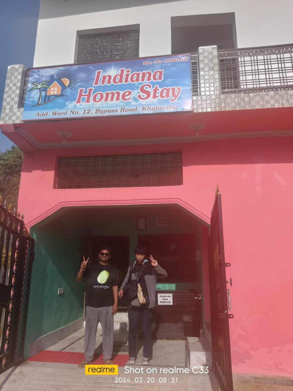 Indiana Home Stay Khajurāho Zewnętrze zdjęcie